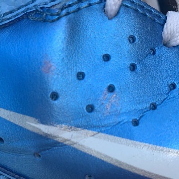 NIKE AIR MAX BASKETBALL SHOES 407708-402 WOMENS  Sz 8 CAROLINA BLUE 2010 *RARE* - Picture 7 of 8